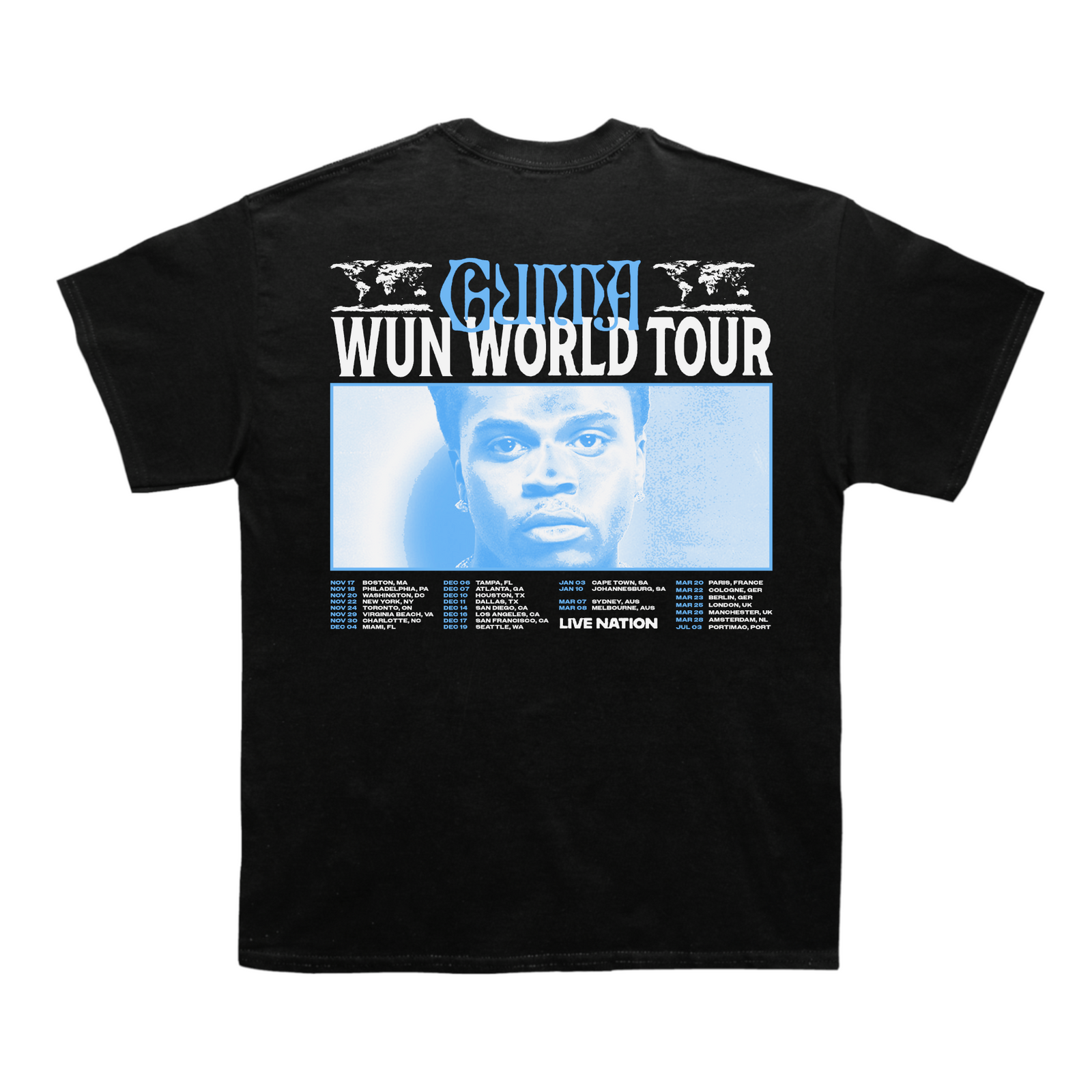 Gunna Wun World Tour T-shirt