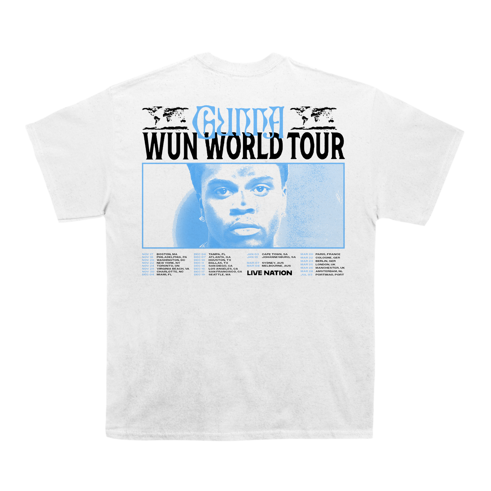 Gunna Wun World Tour T-shirt