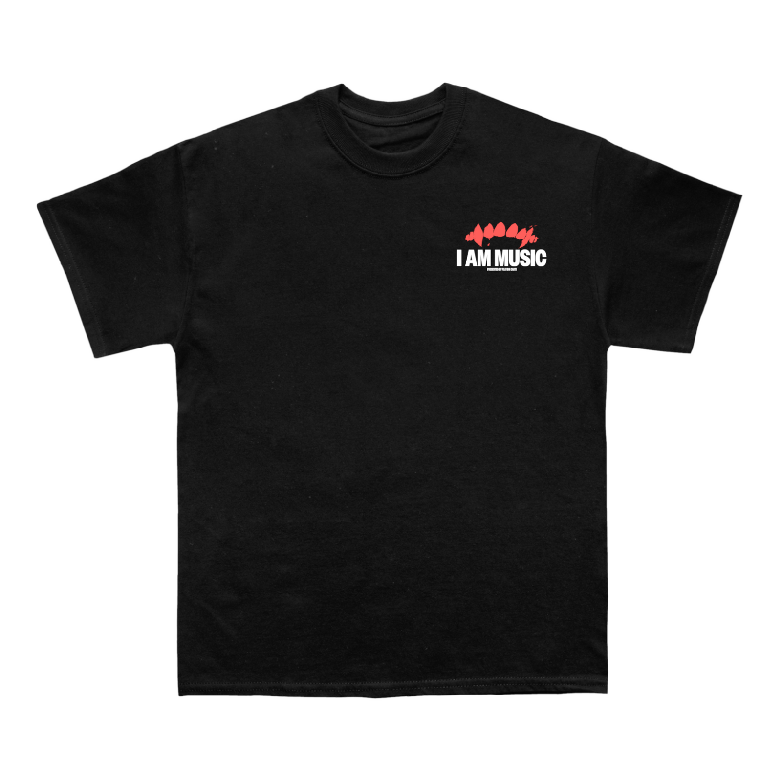 I Am Music Blueprint T-shirt (With Backprint)