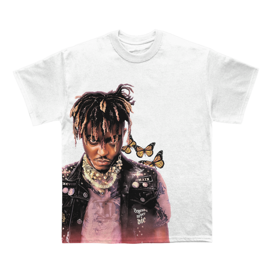 Juice Wrld Legends Never Die T-shirt (With Backprint)